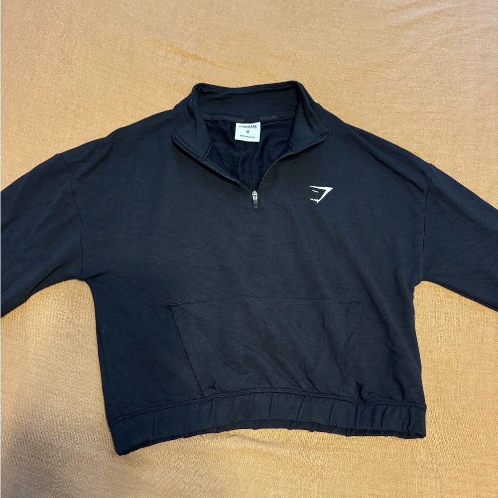 Gymshark Black Quarter Zip